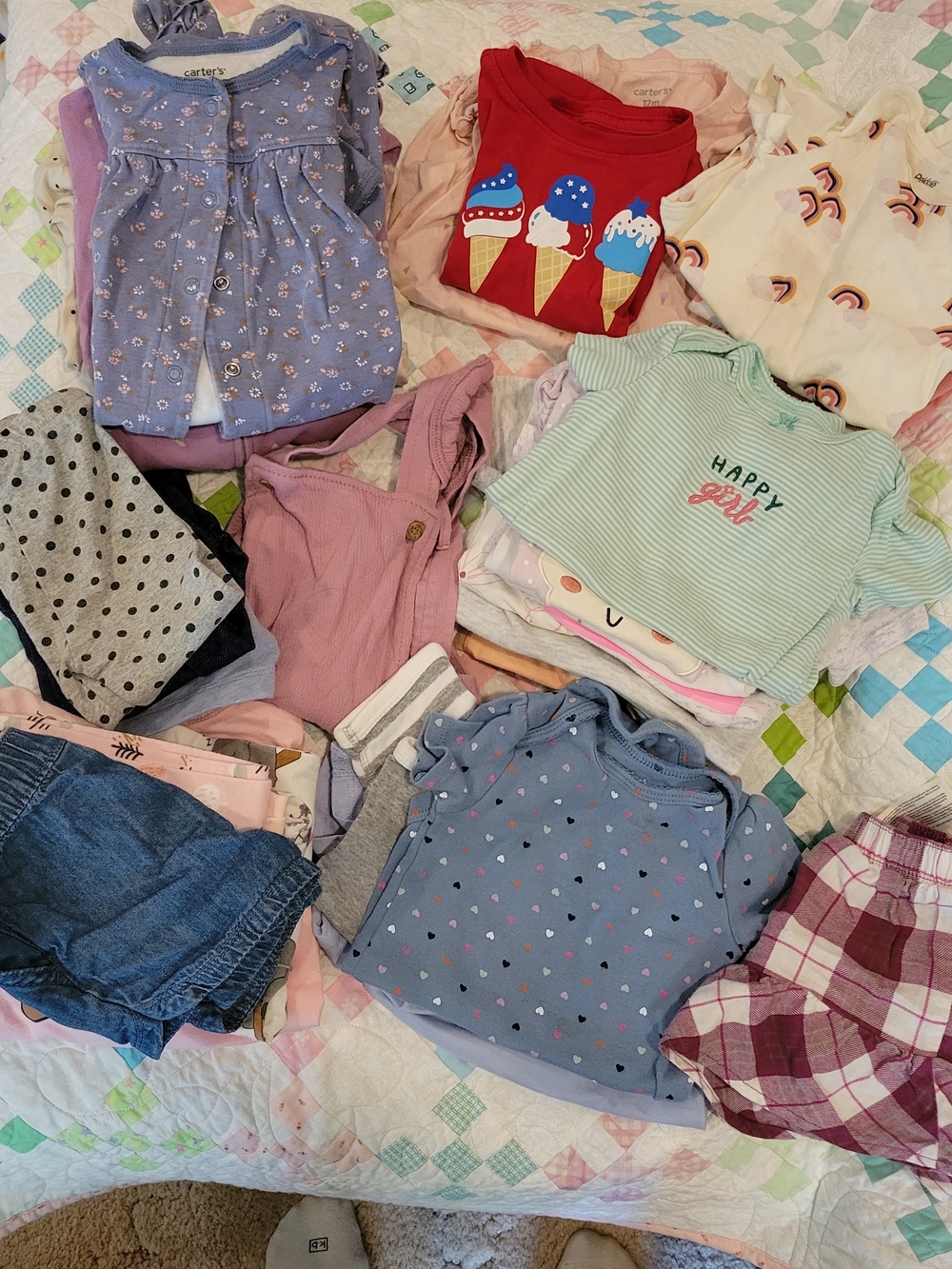 9 And 12 Month Girl's Clothing